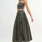 MABLE Floral Crop Top and Skirt Set