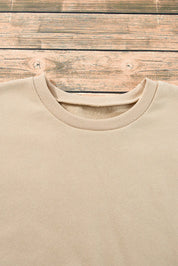 Round Neck Long Sleeve Sweatshirt | Sweatshirts Daverri Fashions