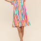 Haptics Tiered Woven Ruffle Hem Dress Knee Length Dresses