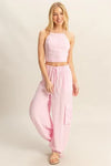 HYFVE Crop Top and Cargo Pants Set - DAVERRI FASHIONS
