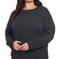 Zenana Full Size Fleece Drop Shoulder Sweatshirt Plus Size Sweatshirts