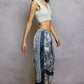 POL Floral Printed Woven Wide Leg Drawstring Pants - DAVERRI FASHIONS