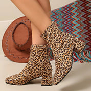 Block Heel Ankle Boots | Boots Daverri Fashions