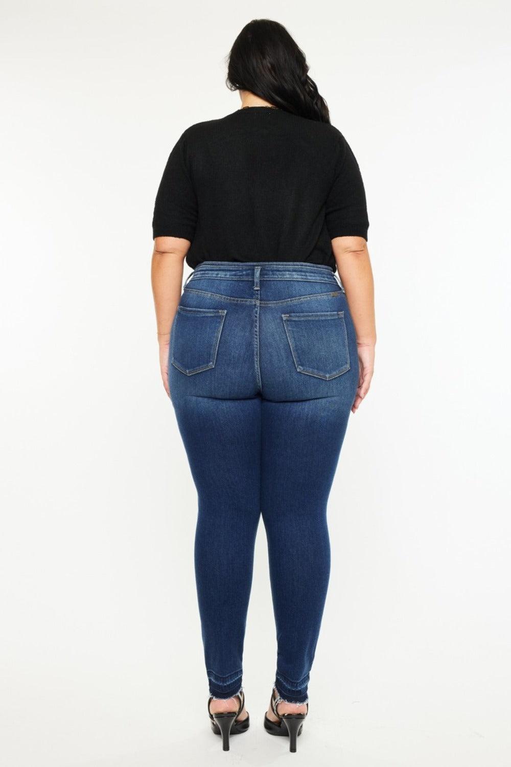 Kancan Full Size High Rise Ankle Skinny Jeans | Daverri Fashions