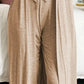 Open Front Long Sleeve Cardigan and Pants Lounge Set - DAVERRI FASHIONS