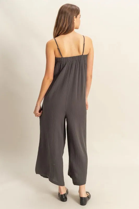 HYFVE Double Gauze Super Flowy Cami Jumpsuit Jumpsuits