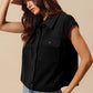 SO ME Cable Quilting Stitch Button Up Knit Vest Vests