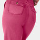 High Waist Jeans with Pockets - DAVERRI FASHIONS