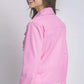 Love Tree Collared Neck Zip Up Jacket Jackets
