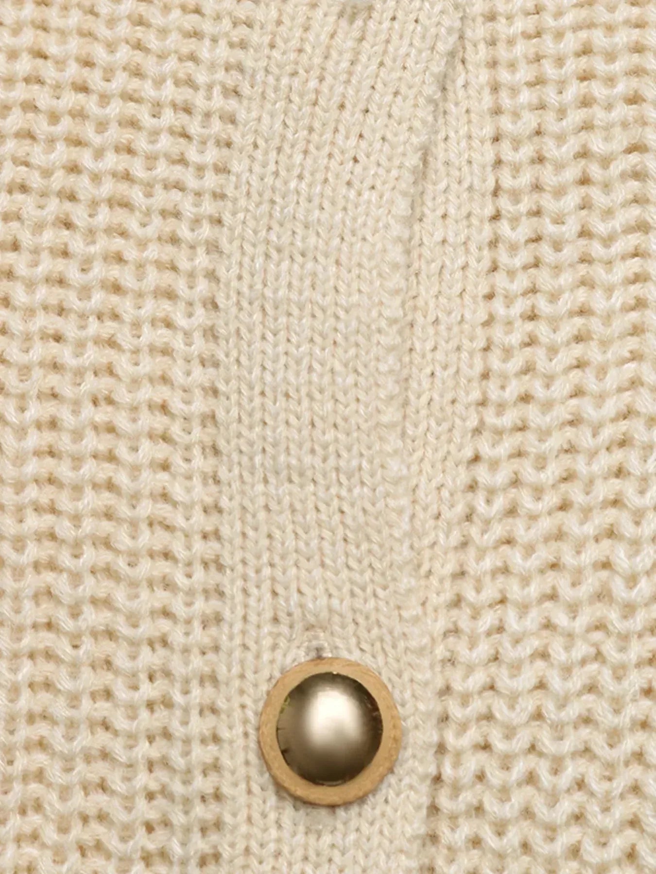 Bow Button Up Long Sleeve Cardigan - DAVERRI FASHIONS