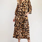 Celeste Full Size Leopard Asymmetrical Ruffle Midi Dress Plus Size