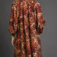 Umgee Animal Print Boho Tunic Dress with Contrast Trim Detail - DAVERRI FASHIONS