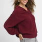 Umgee Linen Long Sleeves Elastic Hem Blouse - DAVERRI FASHIONS