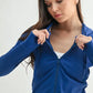 MONO B Ribbed Long Sleeve Hoodie
