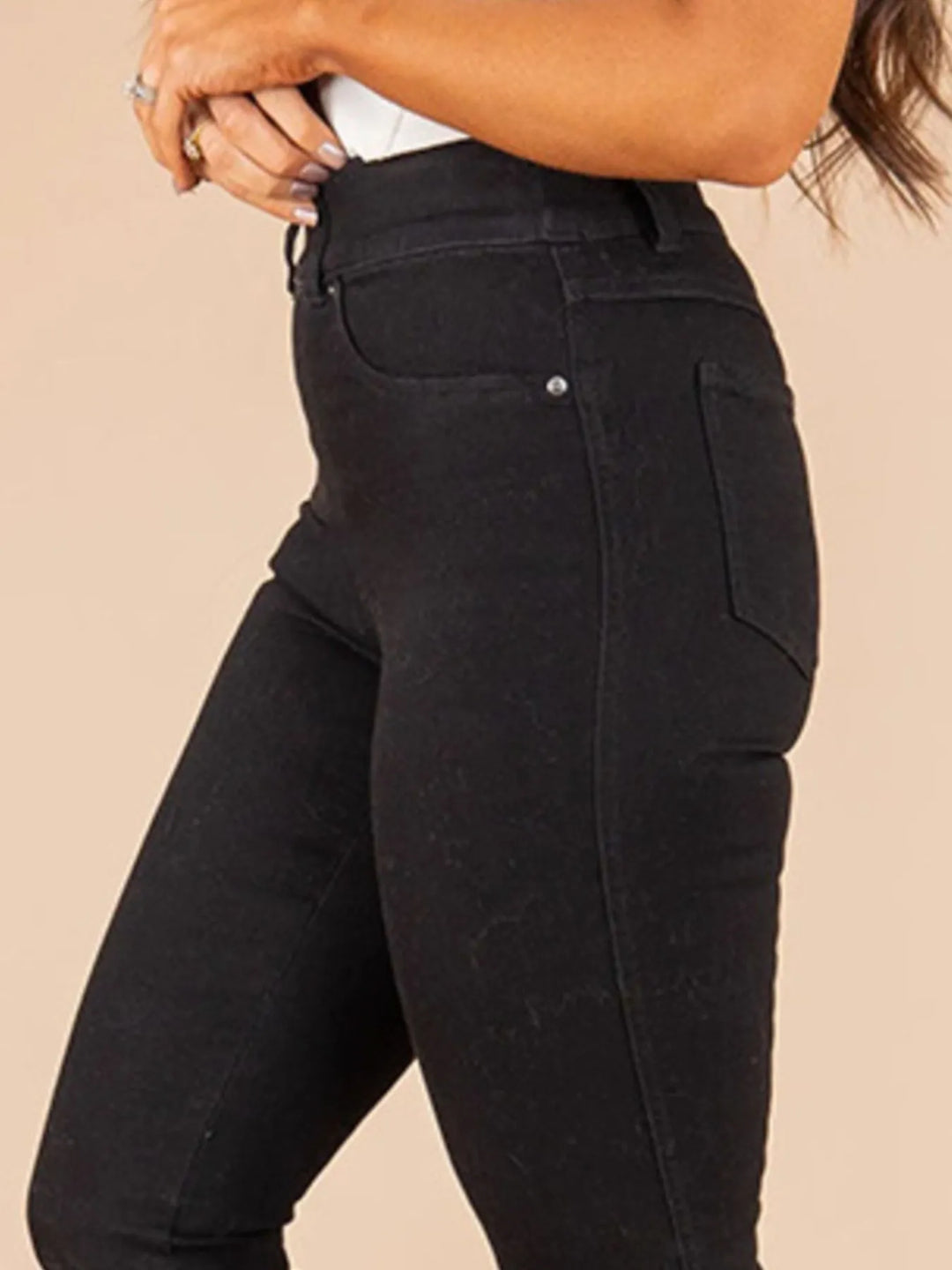 Full Size High-Waisted Flare Jeans Plus Size | Jeans Daverri Fashions