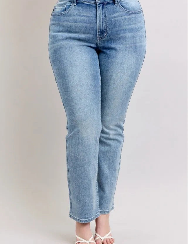 Medium 22W Judy Blue Plus Size High Waist Dad Jeans | Jeans Daverri Fashions