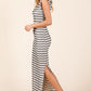Mittoshop Striped Scoop Neck Sleeveless Maxi Dress - DAVERRI FASHIONS