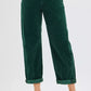 RISEN High Rise Crop Barrel Cordurory Pants - DAVERRI FASHIONS