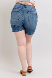 Judy Blue Full Size High Rise Denim Shorts | Denim Shorts Daverri Fashions
