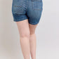 Judy Blue Full Size High Rise Denim Shorts - DAVERRI FASHIONS