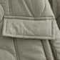 Quilted Button-Down Lightweight Jacket - DAVERRI FASHIONS