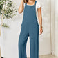 Double Take Full Size Wide Strap Overall with Pockets Overalls