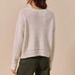 SO ME Vegetable Round Neck Long Sleeve Sweater - DAVERRI FASHIONS