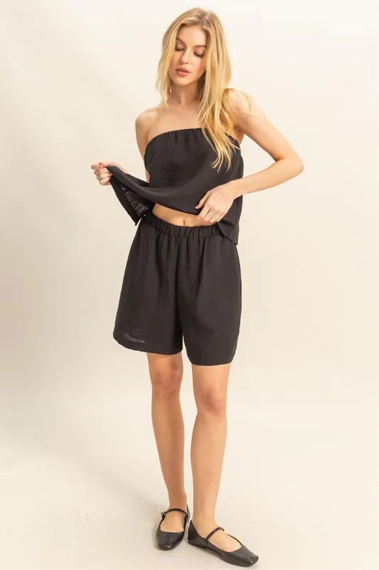 HYFVE Tube Top and Flowy Shorts Set