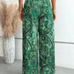 Printed Wide Leg Pants - DAVERRI FASHIONS