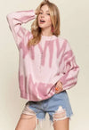 ADORA Drop Shoulder Graffiti Sweater - DAVERRI FASHIONS