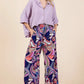 Mittoshop Abstract Print Elastic Waist Wide Leg Pants - DAVERRI FASHIONS