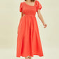 HEYSON Smocked Cutout Midi Dress Midi Dresses