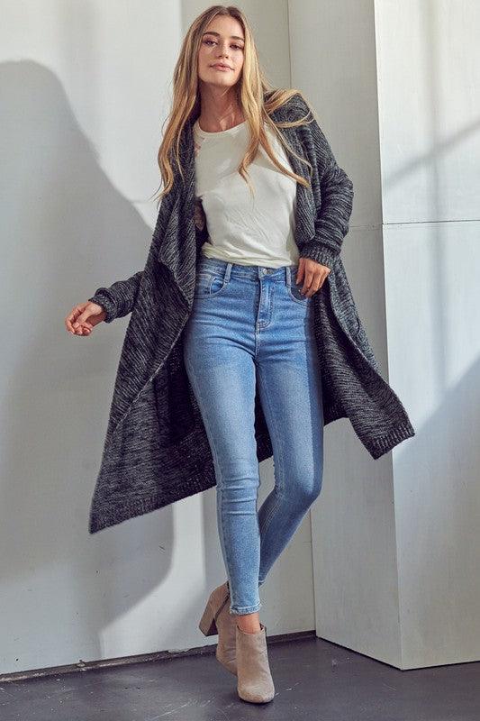 Chunky Sweater Knit Cardigan Shirts & Tops