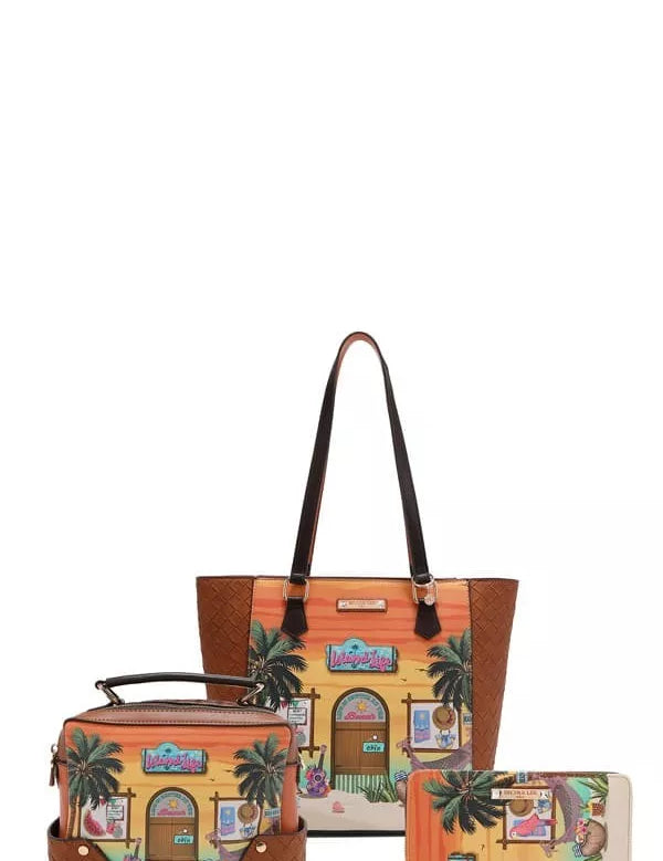 SUN AND SAND OS Sun and Sand 3 Piece Bag Set | Totes Daverri Fashions