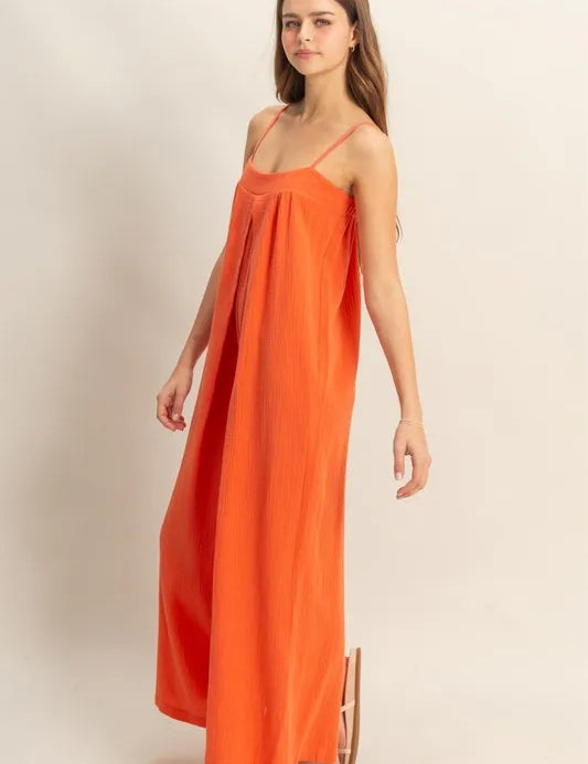 HYFVE Double Gauze Super Flowy Cami Jumpsuit | Jumpsuits Daverri Fashions