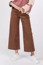 SAGE + FIG Wide Leg Cropped Pants - DAVERRI FASHIONS