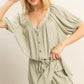 HYFVE Drawstring Hem Short Sleeve Top and Skort Set Short Sets