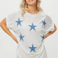 BiBi Fourth Of July Terry T-Shirt - DAVERRI FASHIONS