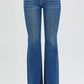 RISEN High Rise Flare Jeans - DAVERRI FASHIONS