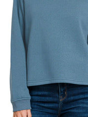 Zenana Fleece Raglan Round-Neck Sweatshirt | Sweatshirts Daverri Fashions