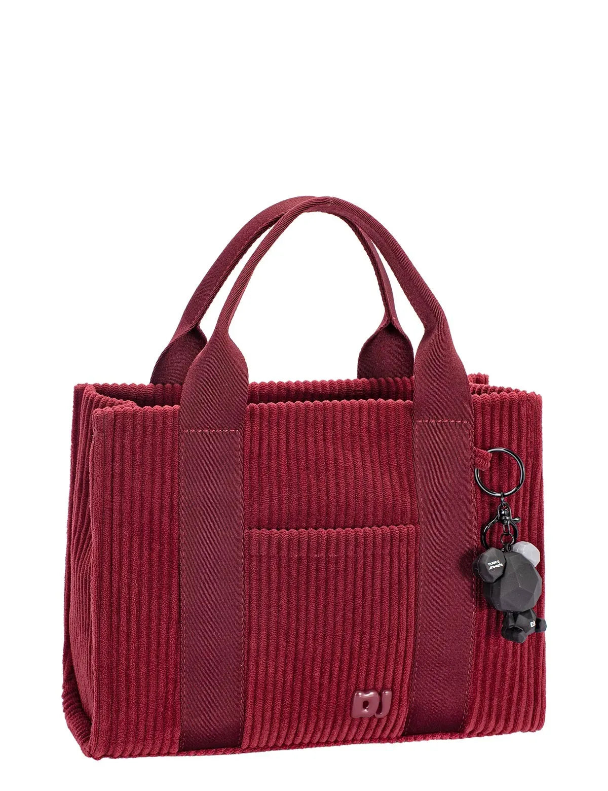 WINDSOR WINE One Size David Jones Corduroy Handbag Bag with Charm Details | Handbags Daverri Fashions