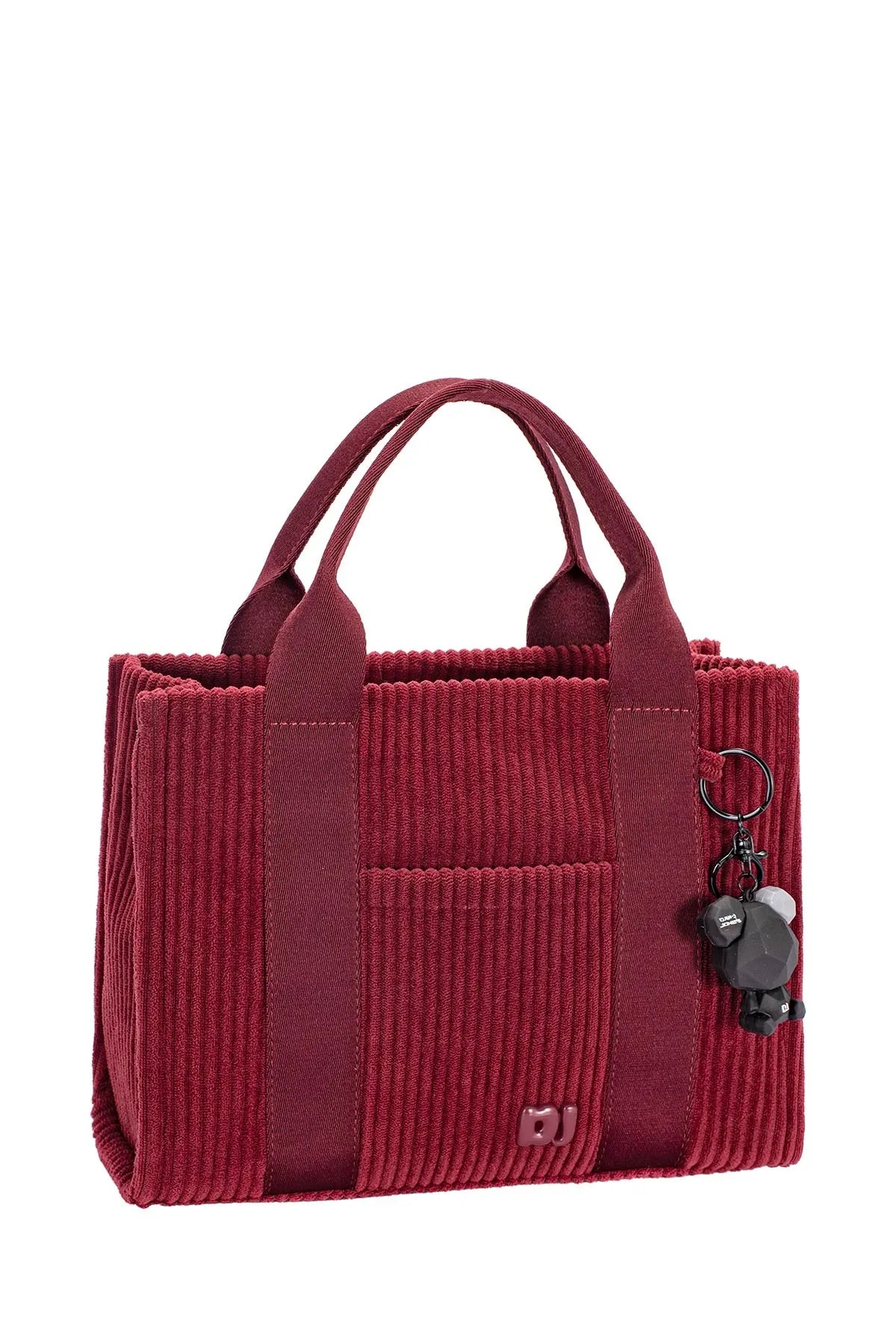 WINDSOR WINE One Size David Jones Corduroy Handbag Bag with Charm Details | Handbags Daverri Fashions