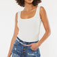 Kancan Distressed Button Fly Denim Shorts Dark Denim Shorts