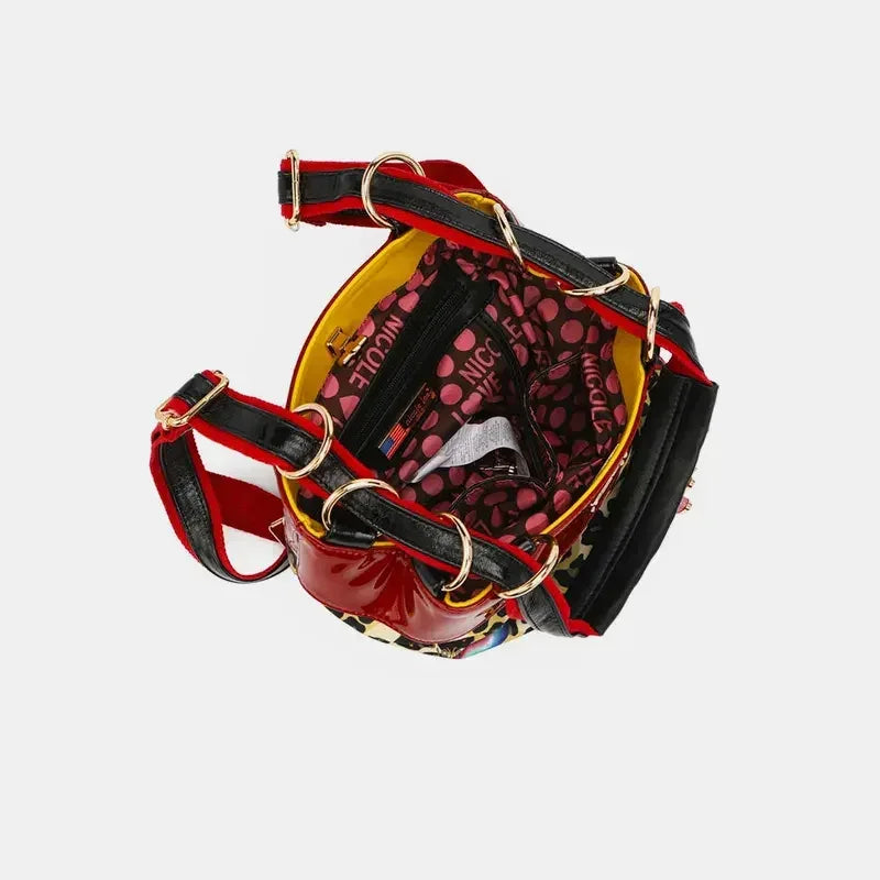 Nylon Multifunctional Bucket Backpack - DAVERRI FASHIONS