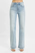 RISEN Full Size Run High Rise Straight Jeans - DAVERRI FASHIONS