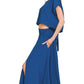 Zenana Heavy Woven Span Crop Tee & Skirt Set