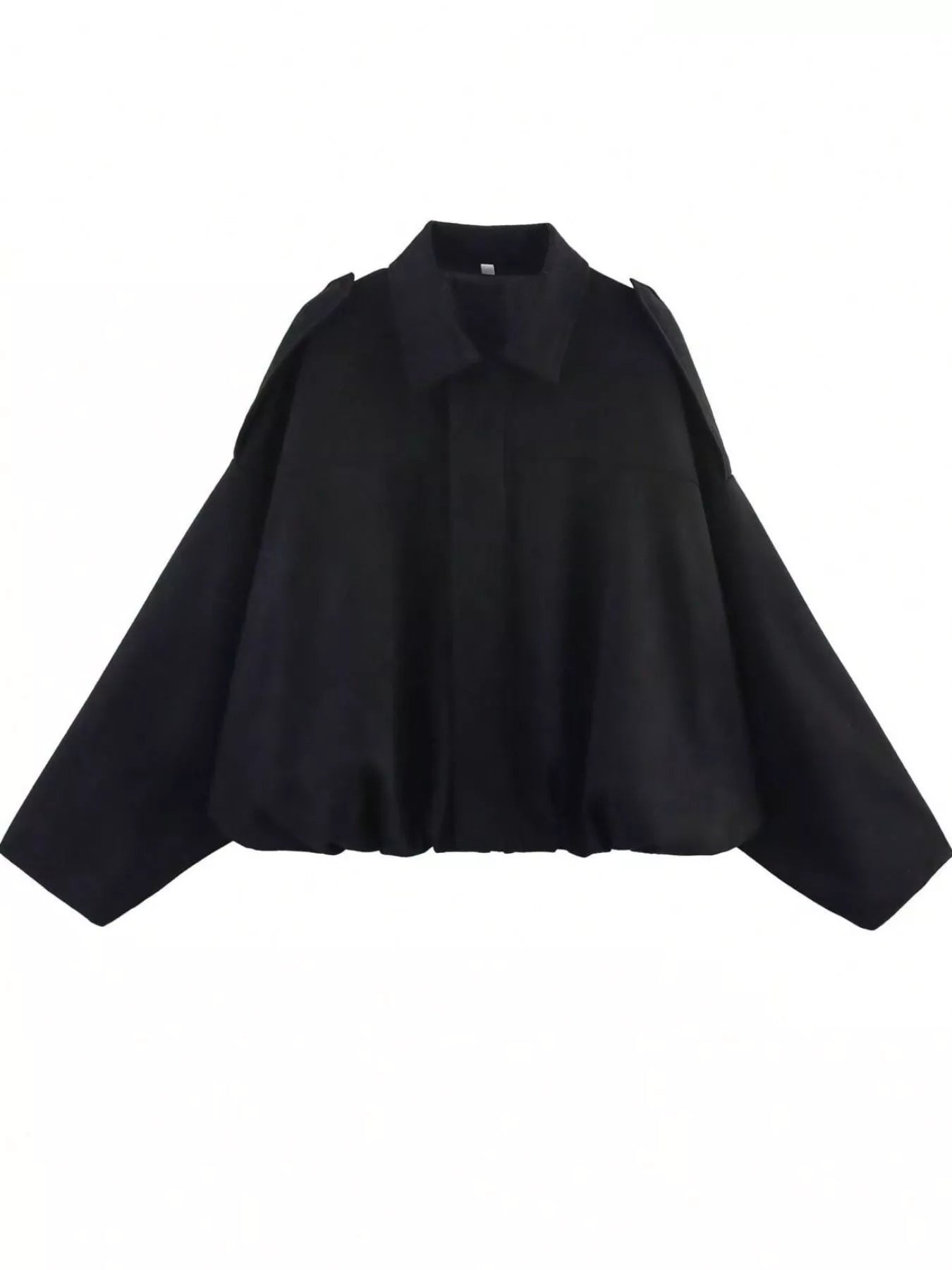 Zip Up Oversized Jacket | Jackets Daverri Fashions