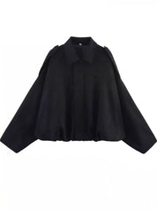 Zip Up Oversized Jacket | Jackets Daverri Fashions