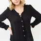And The Why Polka Dot Ruffle Detailed Blouse Top - DAVERRI FASHIONS