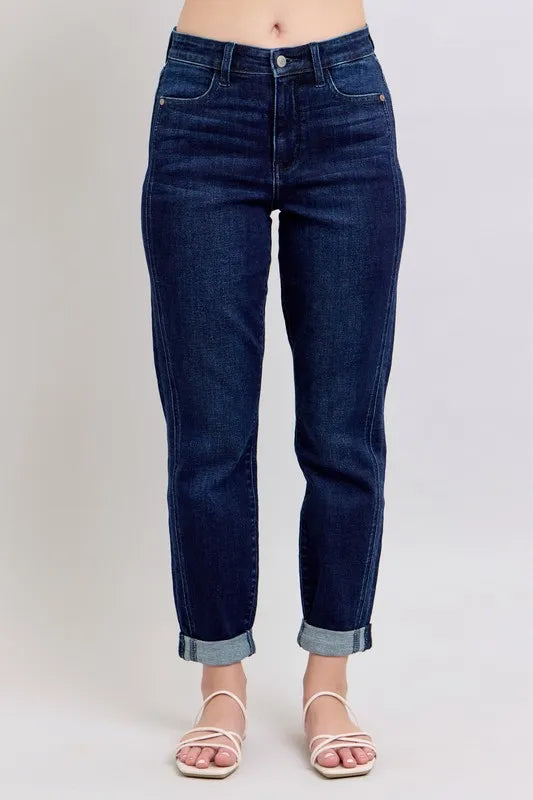Judy Blue Full Size High Waist Boyfriend Jeans Jeans